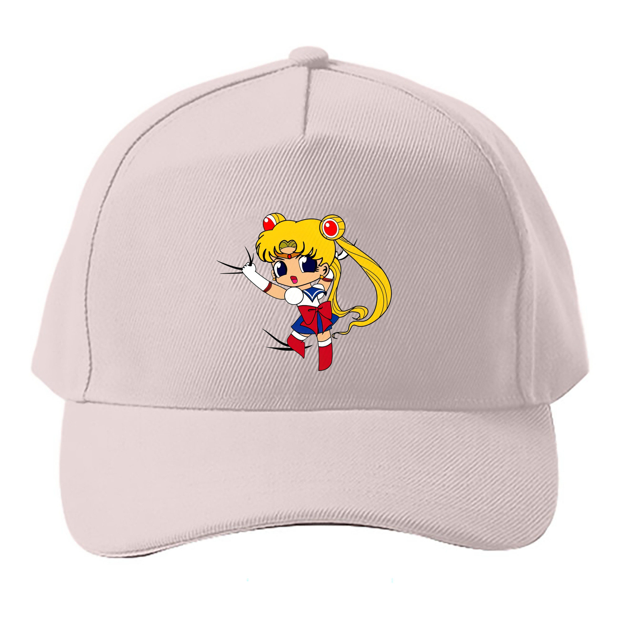 （画像用） 美少女戦士セーラームーン 月野 うさぎ つきの うさぎ Sailor Moon Tsukino Usagi ベースボールキャップ 綿100％ 男女兼用 帽子 スポーツ